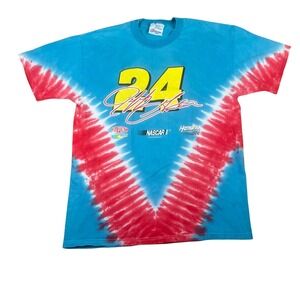 Vintage 2000 Jeff Gordon NASCAR T Shirt Tie Dye Competitors View Mens Large L
